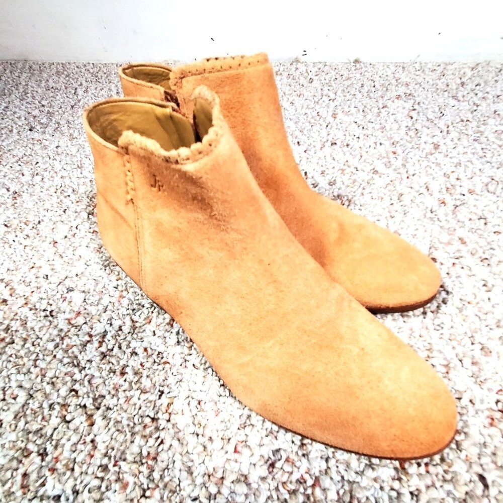 Jack Rogers Bailee Leather Suede Booties Women Size 7.5M